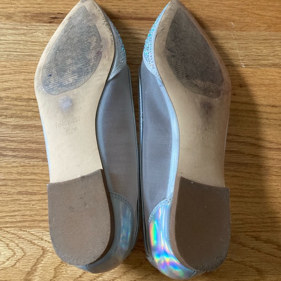 Sparkly Pointed toe Ballet Flats - Picture 4 of 4